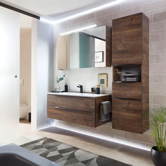 Solitaire 6025 Bathroom Vanity Unit, 2 Drawers 482X1150X460