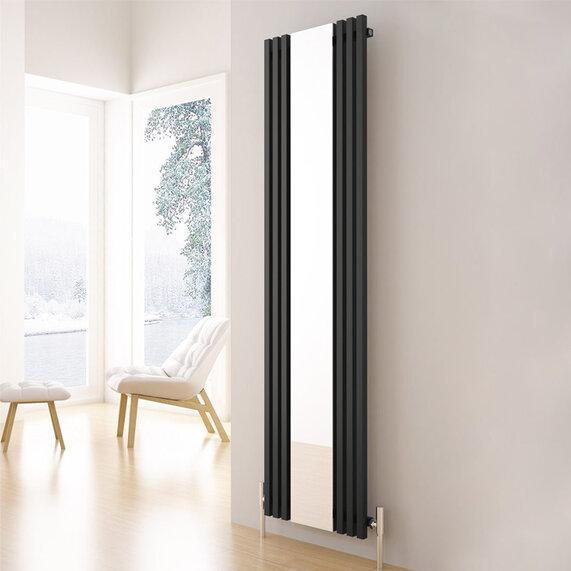 Sophia Mirror 1800 X 415 Designer Aluminium Radiator