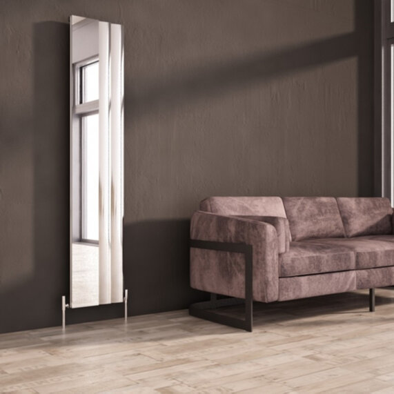 Step Aluminium Mirror Designer Radiator