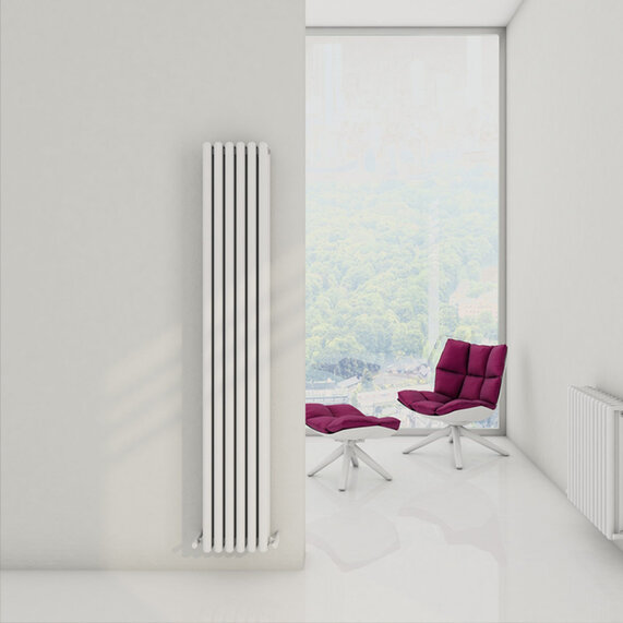 Tubo Aluminium Vertical Radiator