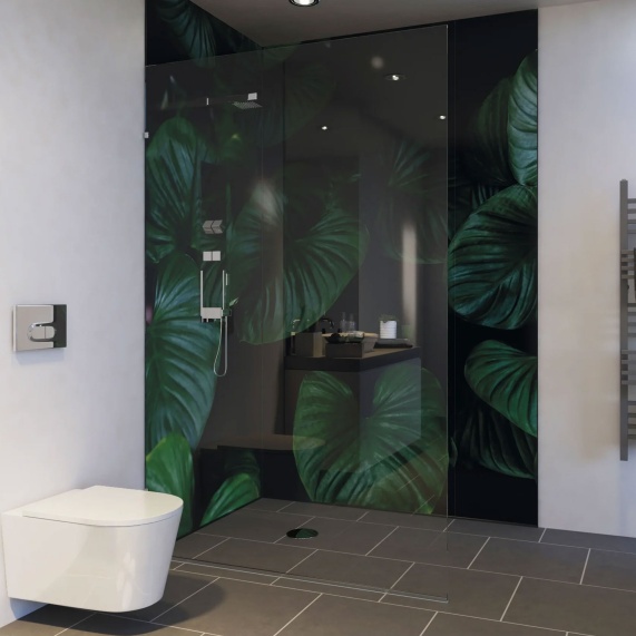 Wax Leaf - Acrylic Shower Wall Panels, Image, Various Sizes