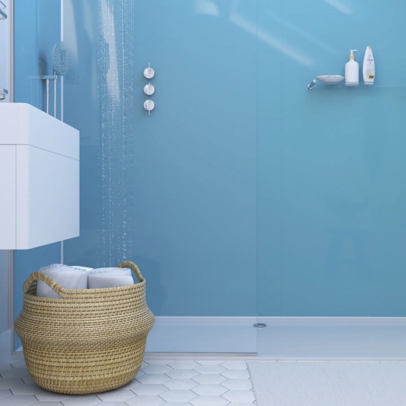 Azure: Acrylic Shower Wall Panels, Various Sizes
