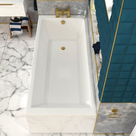 1700 x 700 - Galaxy Square Single Ended Bath