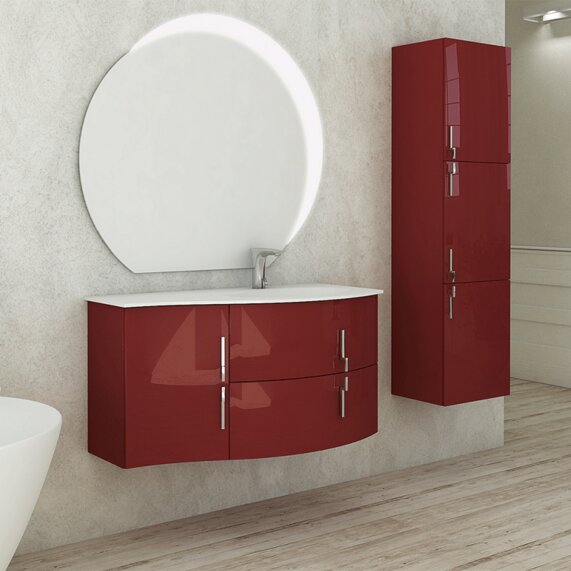 1030 x 550 - Vanity Unit - 2 Drawers RH, Various Colours, Sting, Baden Haus