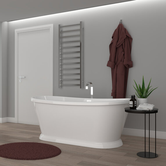 Chester Traditional Freestanding Roll-top Bath with Plinth (1600mm or 1700mm)