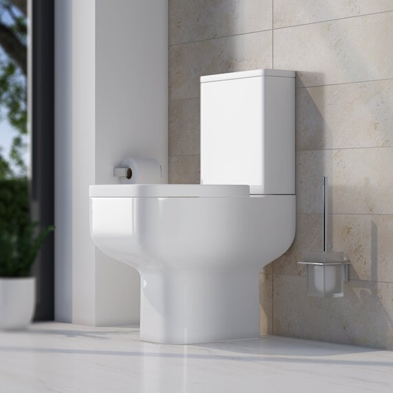 Sullivan Comfort Height Close Coupled Toilet Open Back