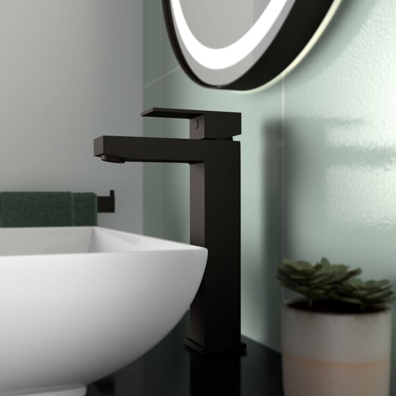 Glade Tall Basin Mono Black | RIA BRASSWARE