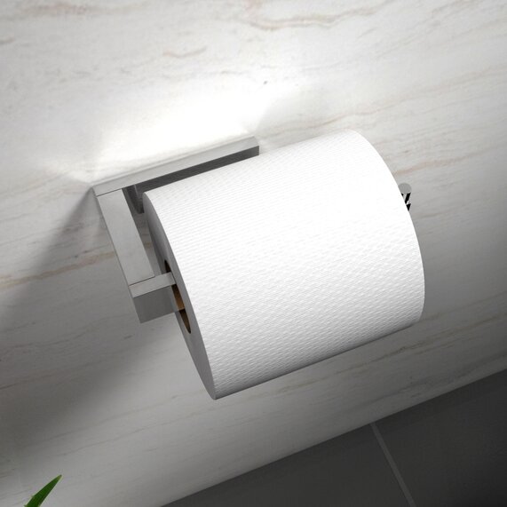 Slade Toilet Roll Holder Chrome