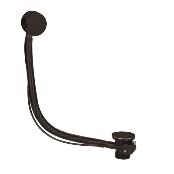 Glade Black Bath Waste | RIA BRASSWARE