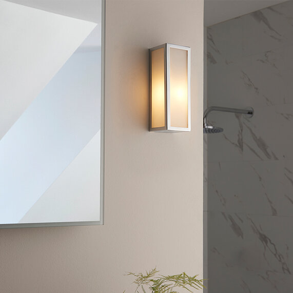 Milnor Wall Mounted Bathroom Light: 1 Bulb, IP44 Rated