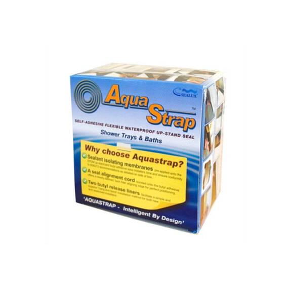 2.8 Metre Aquastrap Sealing Strip for Baths & Shower Trays