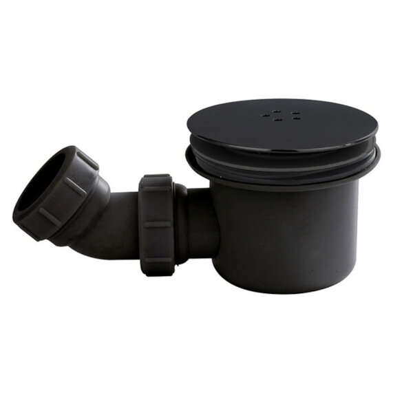 Shower Tray  Waste 90mm Black