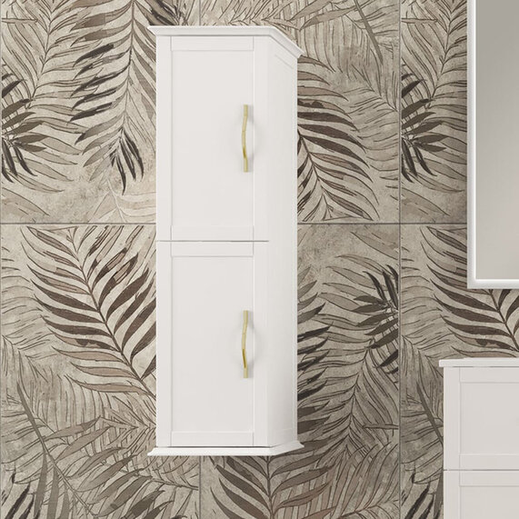 W340 x H1140 - Baden Haus Tiffany Matt White Tallboy