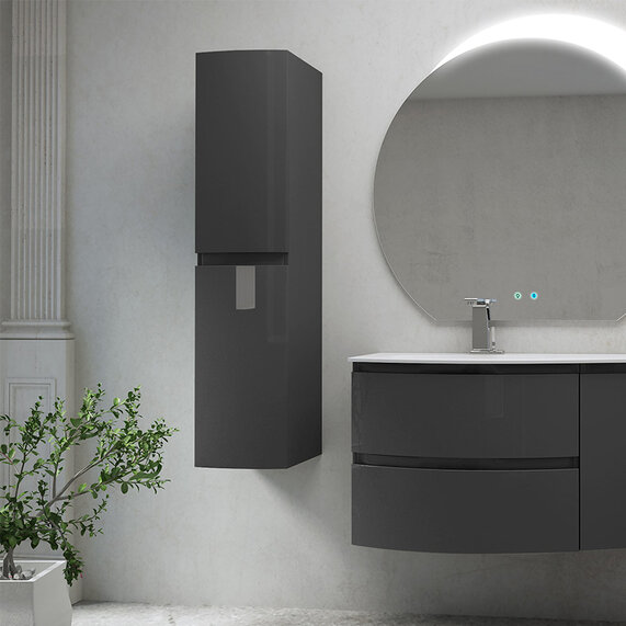 W300 x H1300 - Baden Haus Vague Anthracite Tallboy
