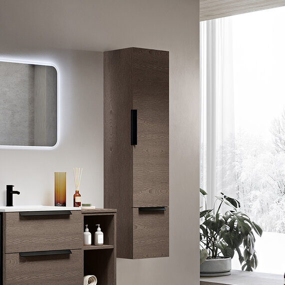 W350 x H1500 - Baden Haus Urban Dark Ash Tallboy