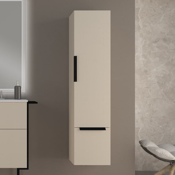 W350 x H1500 - Baden Haus Urban Brushed White Tallboy