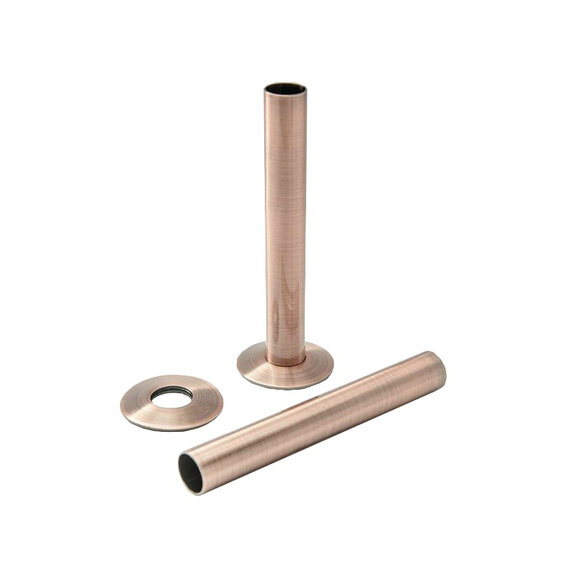 Antique Copper 180mm Pipe Kit for Radiator Valves