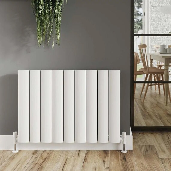 Ahtar White Aluminium Horizontal Radiator