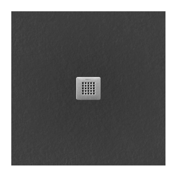 900 Black Slate Square Shower Tray & Waste | Giorgio