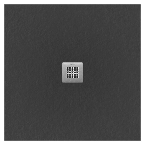 1000 Black Slate Square Shower Tray & Waste | Giorgio