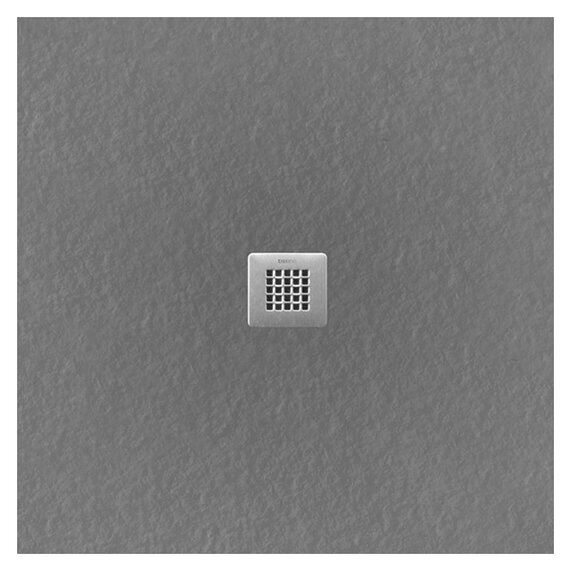 1000 Slate Grey Square Shower Tray & Waste | Giorgio