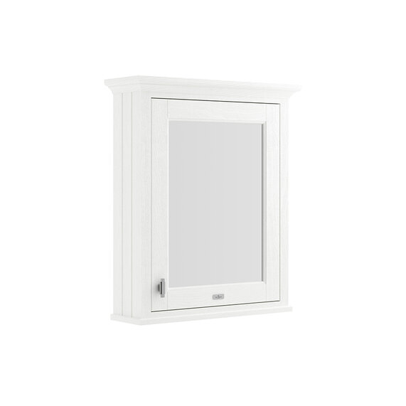 BC Designs Victrion 600 Traditional Mirror Cabinet in Nimbus White