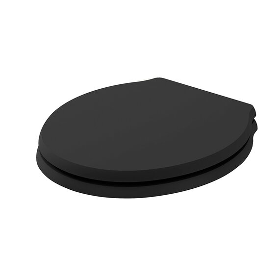 BC Designs Victrion Traditional Black Soft Close Toilet Seat