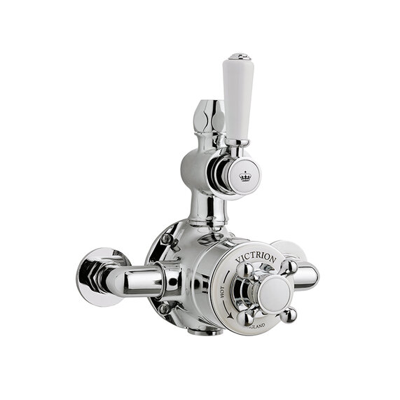 BC Designs Victrion Chrome Exposed Shower Valve One Outlet