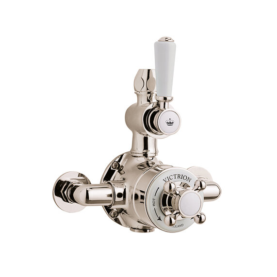 BC Designs Victrion Nickel Exposed Shower Valve One Outlet