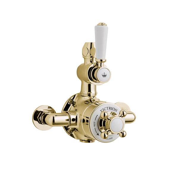 BC Designs Victrion Gold Exposed Shower Valve One Outlet