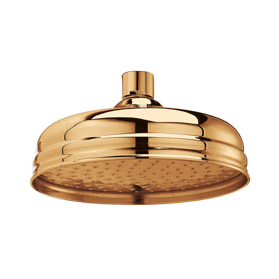 BC Designs Victrion Copper 8 Inch Shower Head | Ceiling or Wall Mounted