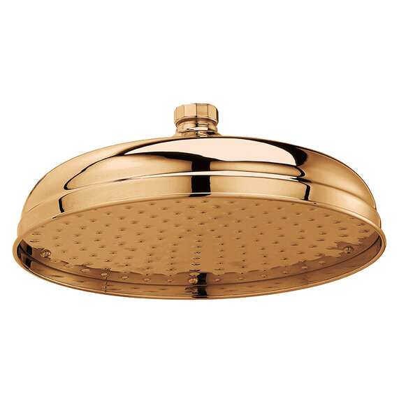 BC Designs Victrion Copper 12 Inch Shower Head | Ceiling or Wall Mounted