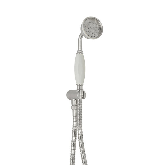 BC Designs Victrion Brushed Chrome Wall Mounted Handshower Set