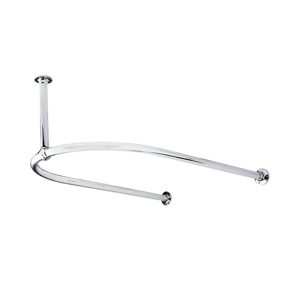 BC Designs Victrion Chrome Arch Shower Curtain Ring