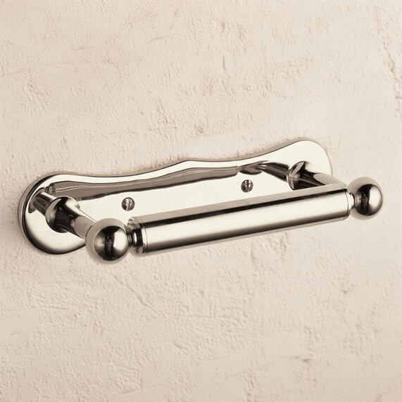BC Designs Victrion Traditional Nickel Toilet Roll Holder