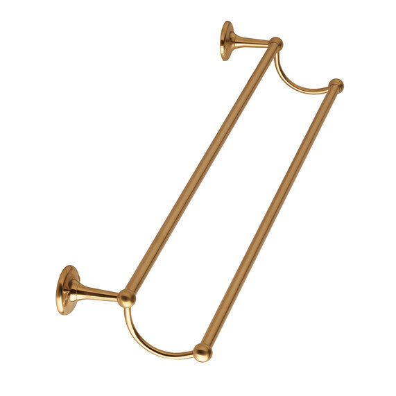 BC Designs Victrion Brushed Copper Double Towel Rail