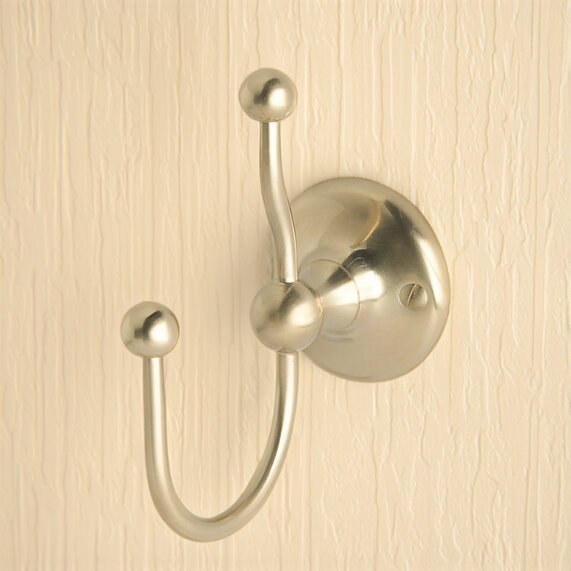 BC Designs Victrion Brushed Gold Double Robe Hook