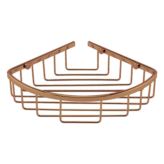 BC Designs Victrion Copper Corner Shower Basket