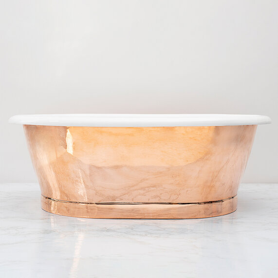 530mm Copper & Enamel Vintage Sink by BC Designs