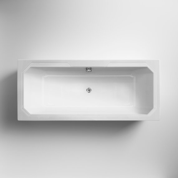1800 x 800 Traditional Double Ended Large Bath - Ascott Art Deco