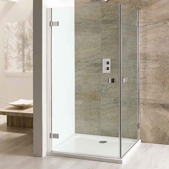 Volente Double Hinged Shower Enclosure 1200mm