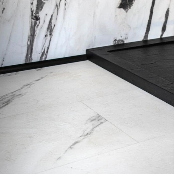 Carrara Marble - Click Vinyl SPC Flooring (1.92 sqm pack)