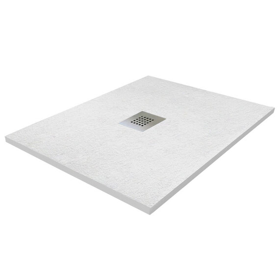 800 x 800mm | White Square Slate Tray | 26mm Slimline