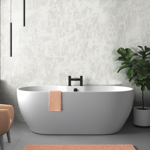 Perform Panel Shower Wall: Arctic Shimmer (Various Sizes, Square Edge or Nu-Lock)