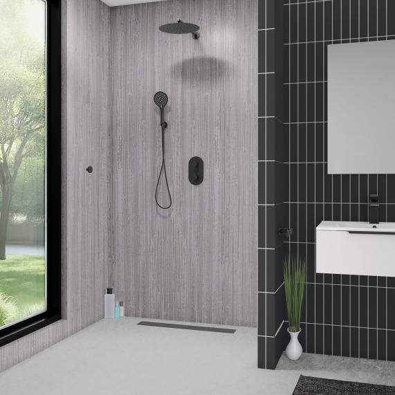 Clear Splendour - Shower Wet Wall by Perform Panel - Various Sizes, Straight Edge or Nu-Lock