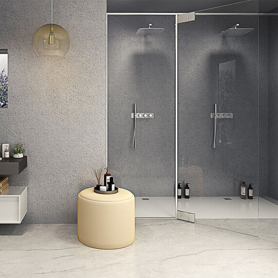 Quartz - Shower Wet Wall by Perform Panel - Various Sizes, Square Edge or Tongue & Groove
