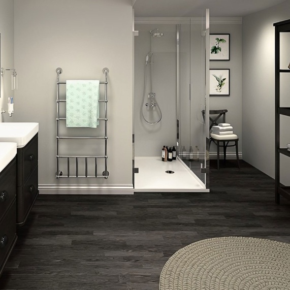 Warm Grey Matt - Shower Wet Wall by Perform Panel - Various Sizes, Square Edge or Tongue & Groove