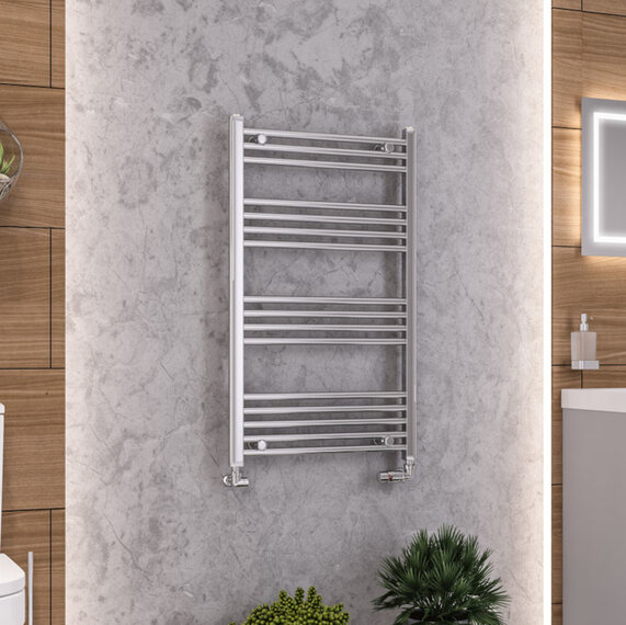 All Sizes - Vertical Chrome Ladder Radiator by Eastbrook Wendover