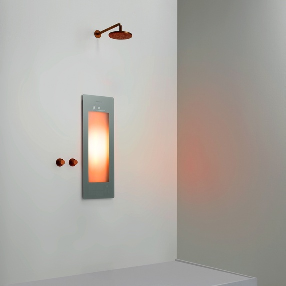 Small Grey Infrared Shower Therapy Light - Sunshower One