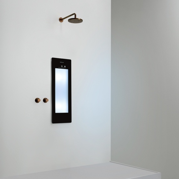 Small Black Infrared & UV Shower Therapy Light - Sunshower Plus